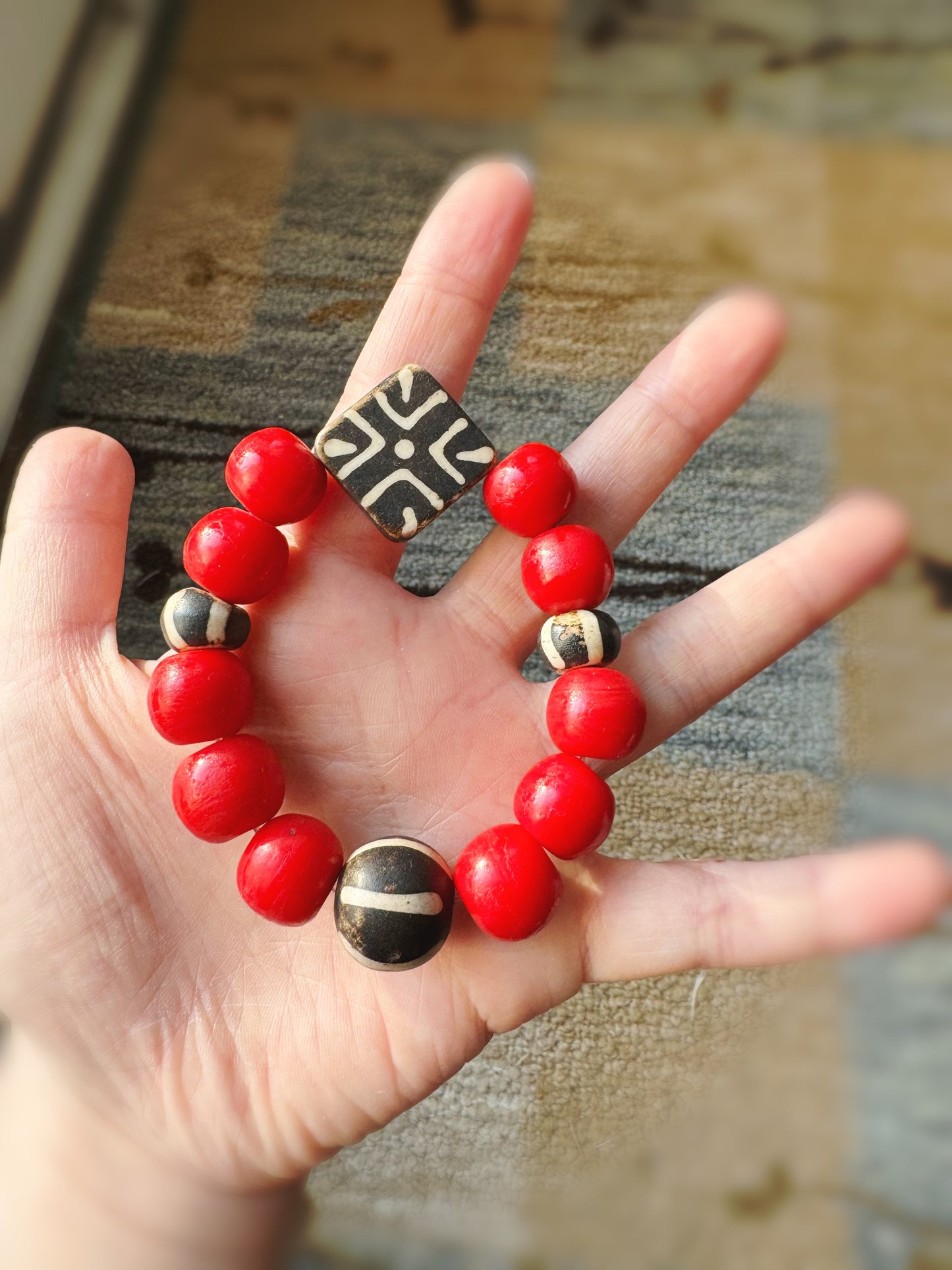 Colored Glaze Lucky Bracelet