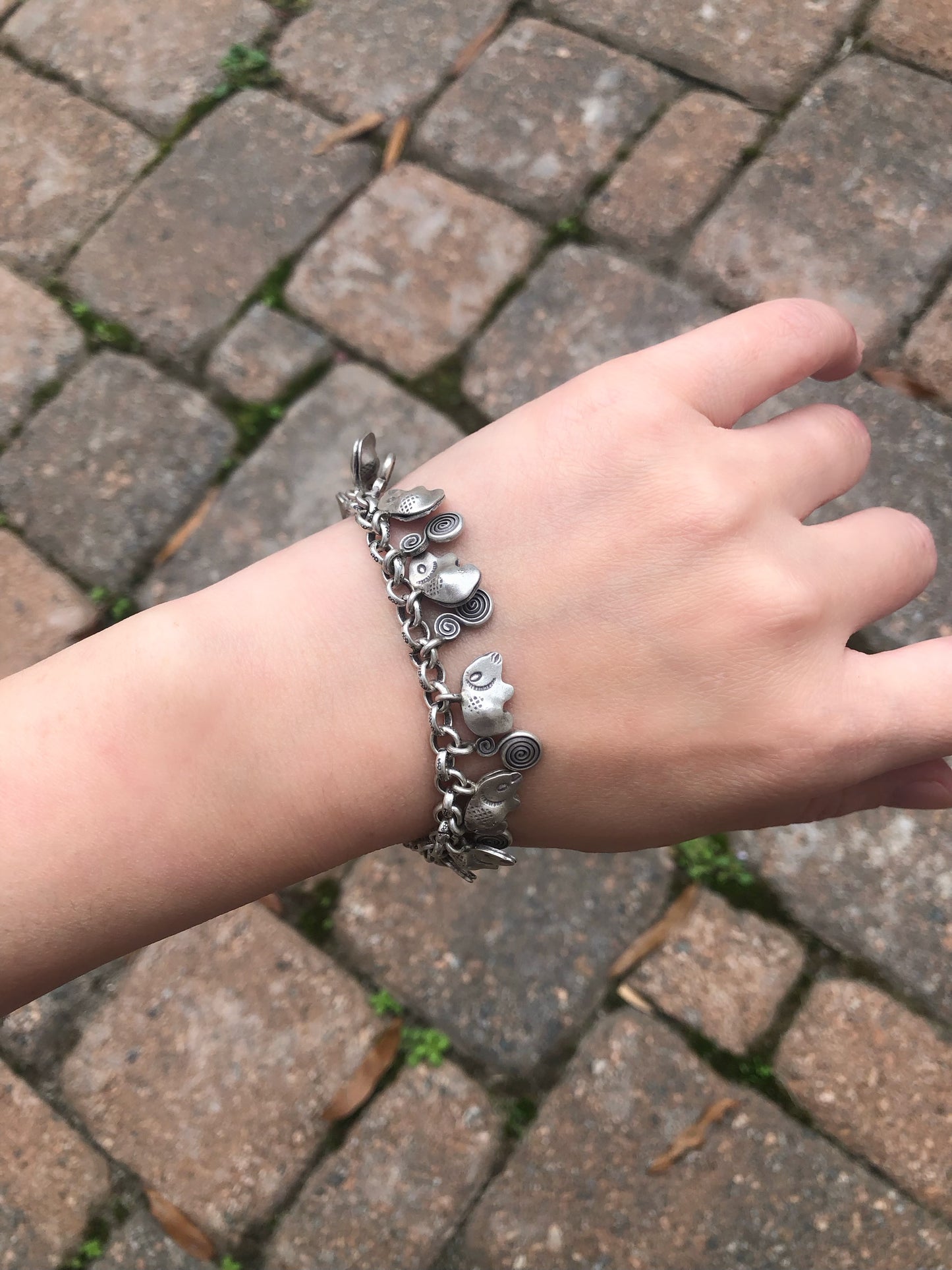 Sterling Silver Bracelet, Thai Karen Hill Tribe Silver Bracelet to