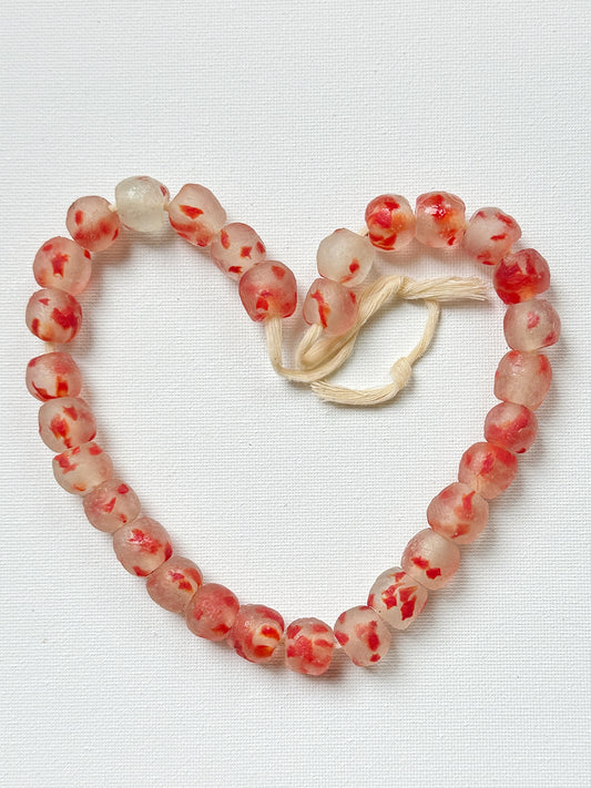 Red African Glass Beads (SB005)