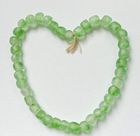 Green African Glass Beads (SB002)